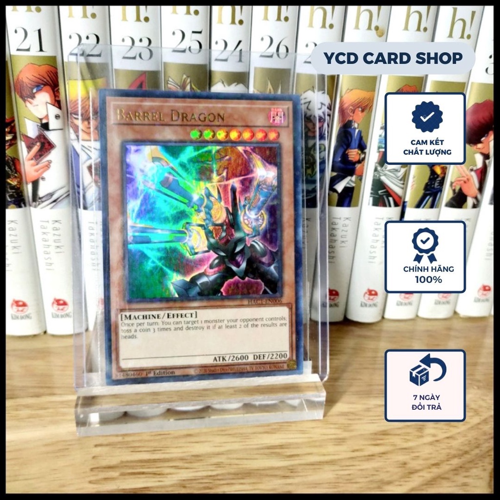 Thẻ bài yugioh chính hãng Barrel Dragon – Duel Terminal Ultra Parallel Rare