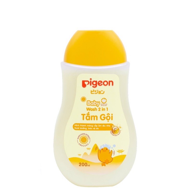 Sữa tắm gội dịu nhẹ Sakura Pigeon 200ml