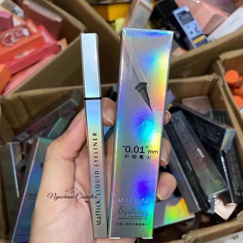 Bút Kẻ Mắt Dạ Màu đen Maffick 0.01mm Eyeliner Cao Cấp