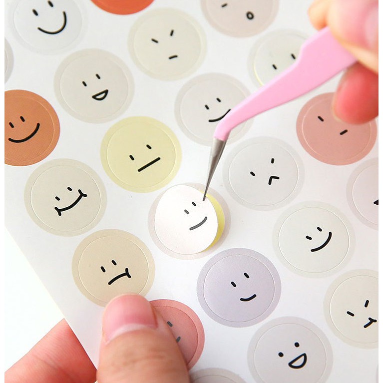 Nhíp gắp sticker tone màu macaron siêu đẹp.