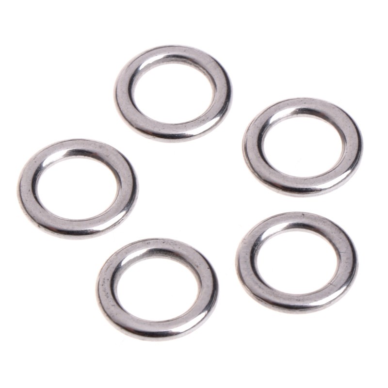Set 50 Khoen Móc Câu Cá Bằng Thép Không Gỉ Mới