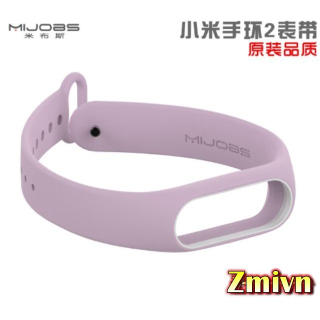 Dây đeo silicon Xiaomi Miband 2 chính hãng mijobs