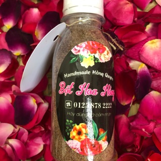 Bột hoa hồng hữu cơ