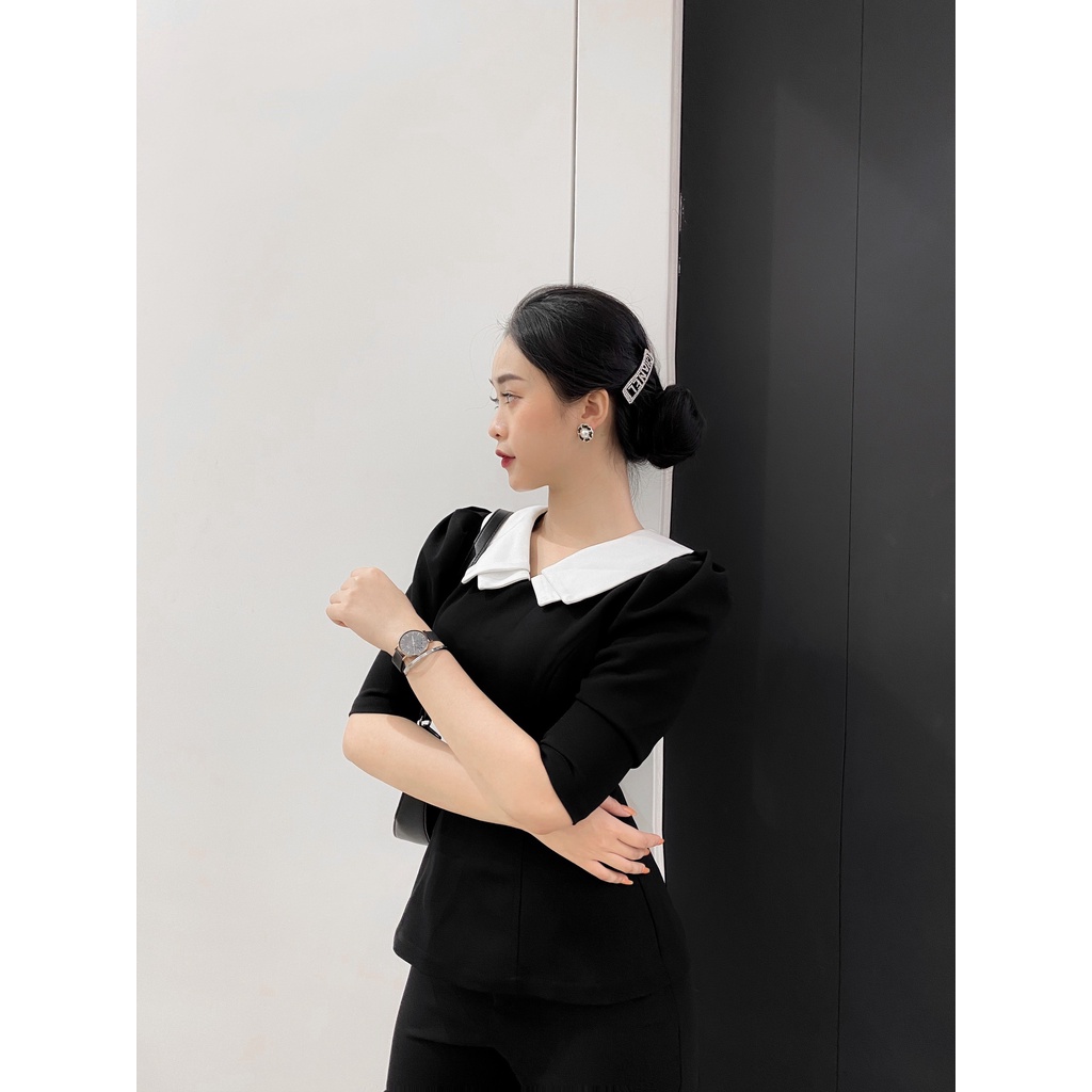 Áo Onyou phối cổ trắng sang chảnh tôn dáng Chansee
