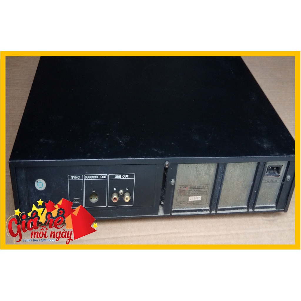 Đầu đĩa CD Sony 22ES CDP nội địa nhật điện 100V xác nguyên bản