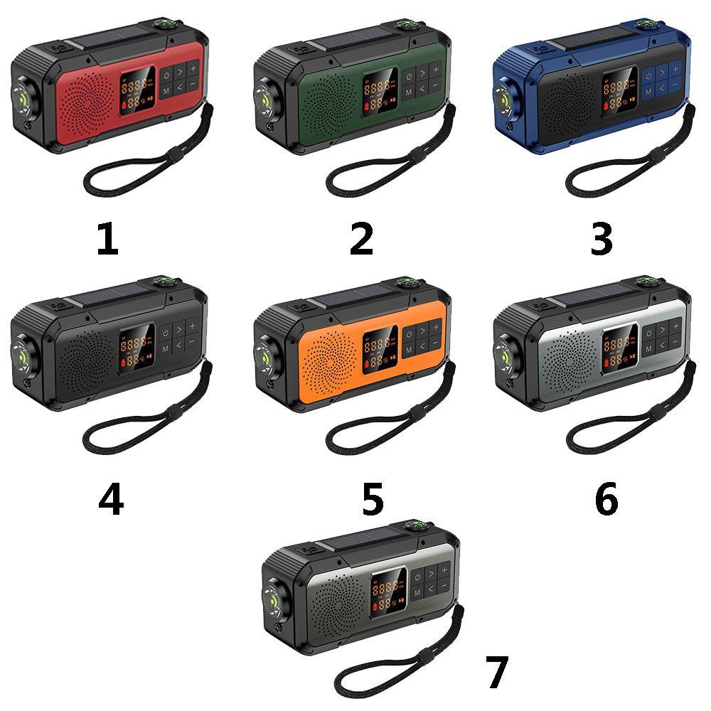 Máy Cạo Râu Năng Lượng Mặt Trời SOS NOAA / WB / AM / FM Có La Bàn Tiện Lợi