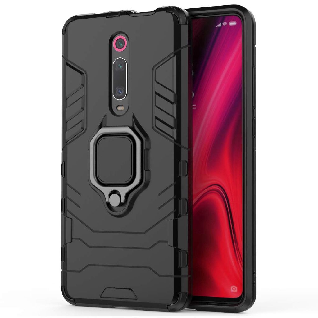 Xiaomi Redmi k20/k20PRO/xiao mi 9T MAGNETIC Standable RING Ironman Case