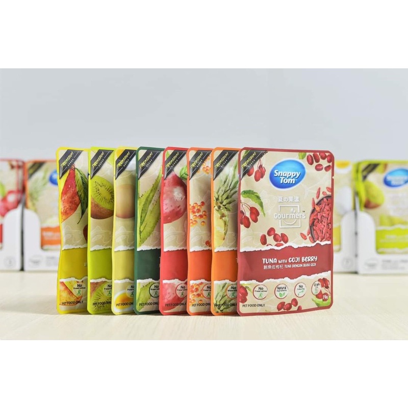 Pate Snappy Tom Cá Ngừ Mix Trái Cây Dành Cho Mèo- Thức Ăn Gói 70g