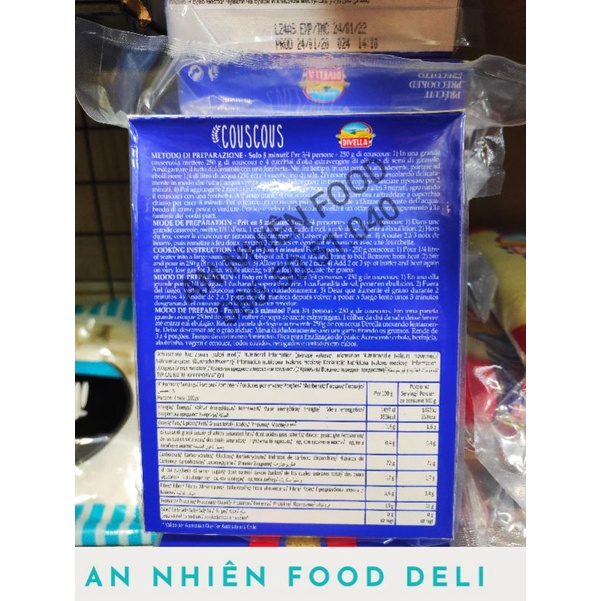 Hạt Couscous Divella Gạo Italia Gói 500Gram