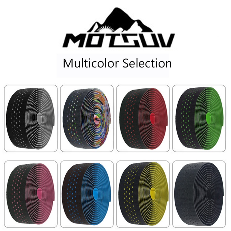 Globetrotter【COD &amp; Hàng sẵn sàng】 Bọc Tay Lái Xe Đạp Họa Tiết Rằn Ri Có Nút Chặn 2 Màu Chất Lượng Tốt