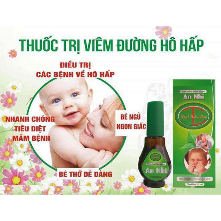 Tinh dầu An Nhi Dạ Thảo Liên. Tăng đề kháng, hệ miễn dịch cho bé