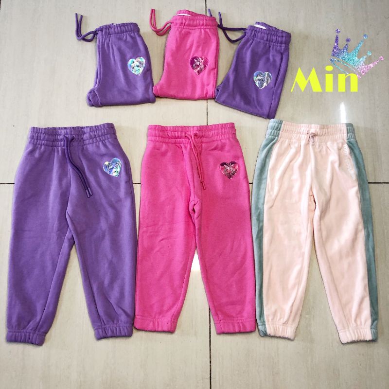 Quần dài bé gái Jogger nỉ bông cho bé gái GeeJay Xuất Nga