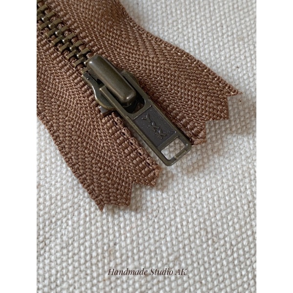 Dây Kéo YKK 15cm - Đầu Khoá Chữ Nhật