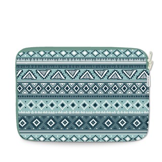 Túi chống sốc cho laptop Ziczac Design | Teal Brocade