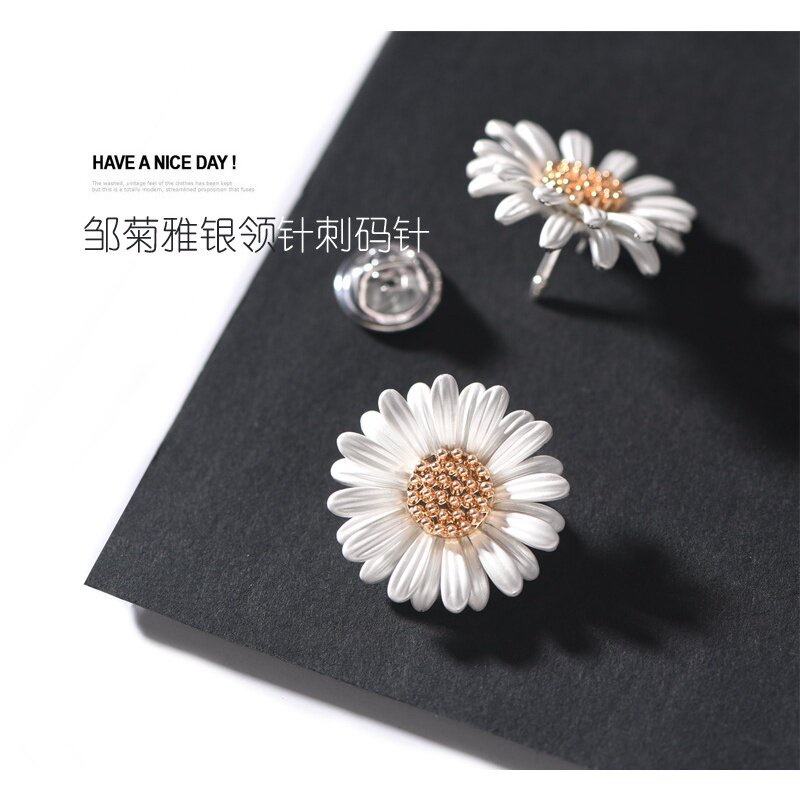 Trâm Cài Áo Hình Hoa Cúc Nhỏ Xinh Đa Năng Chất Lượng Cao