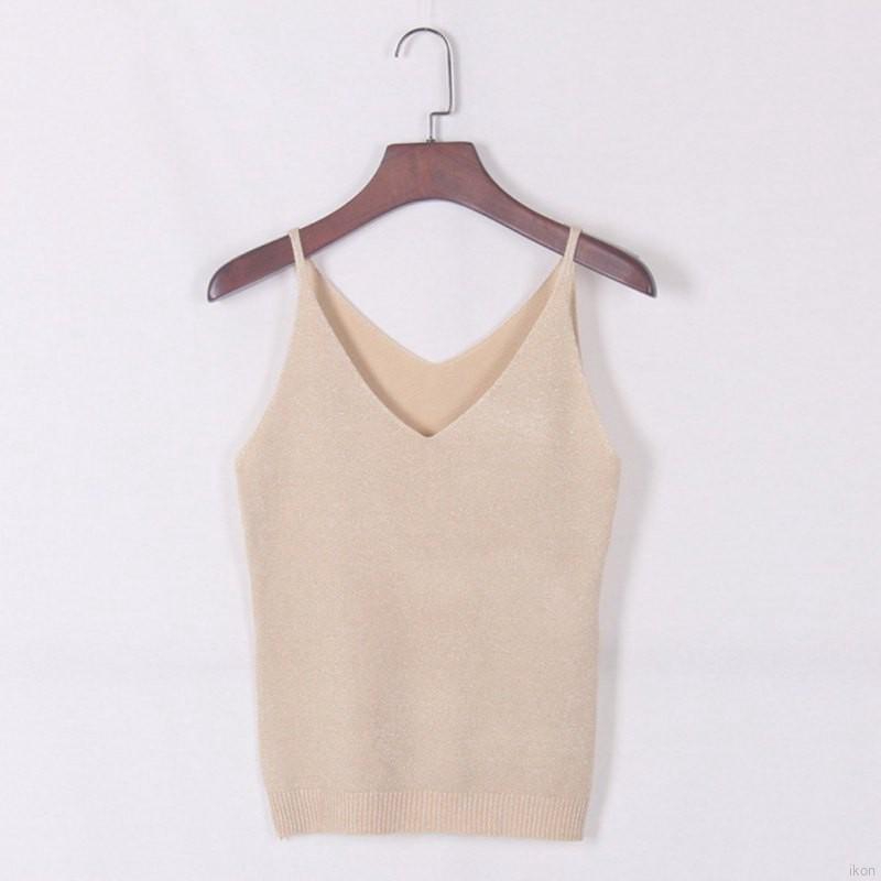 Áo ba lỗ dây kiểu đan cho nữ