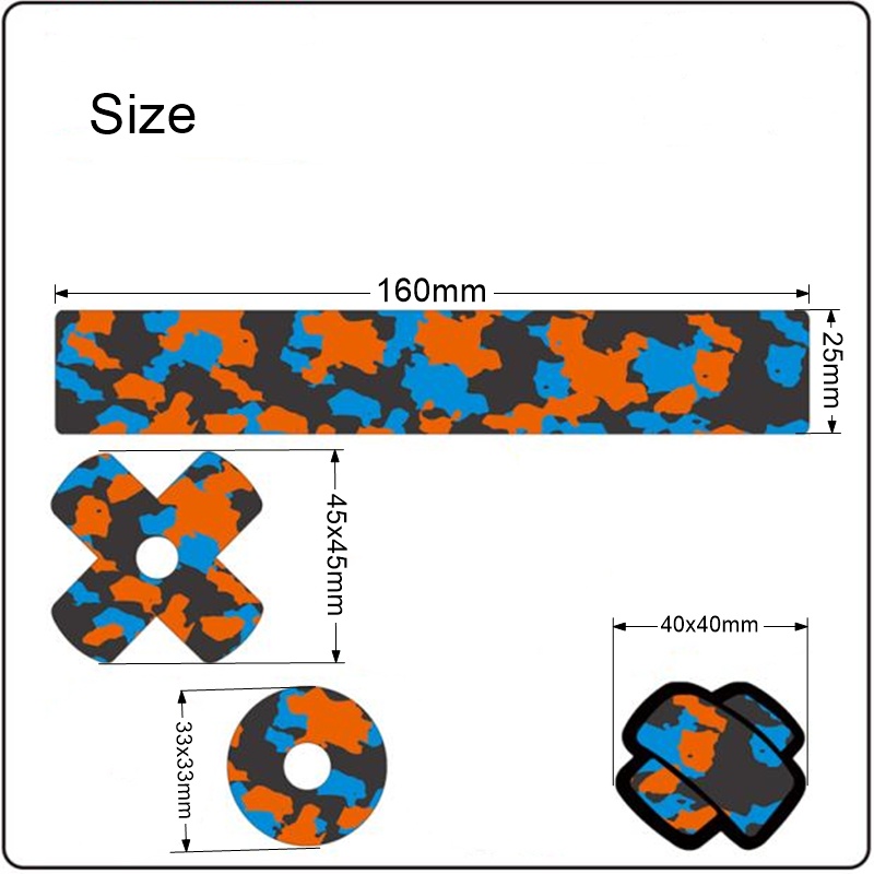 1 Bộ Miếng Dán Trang Trí Nắp Phuộc Trước Xe Đạp MTB
