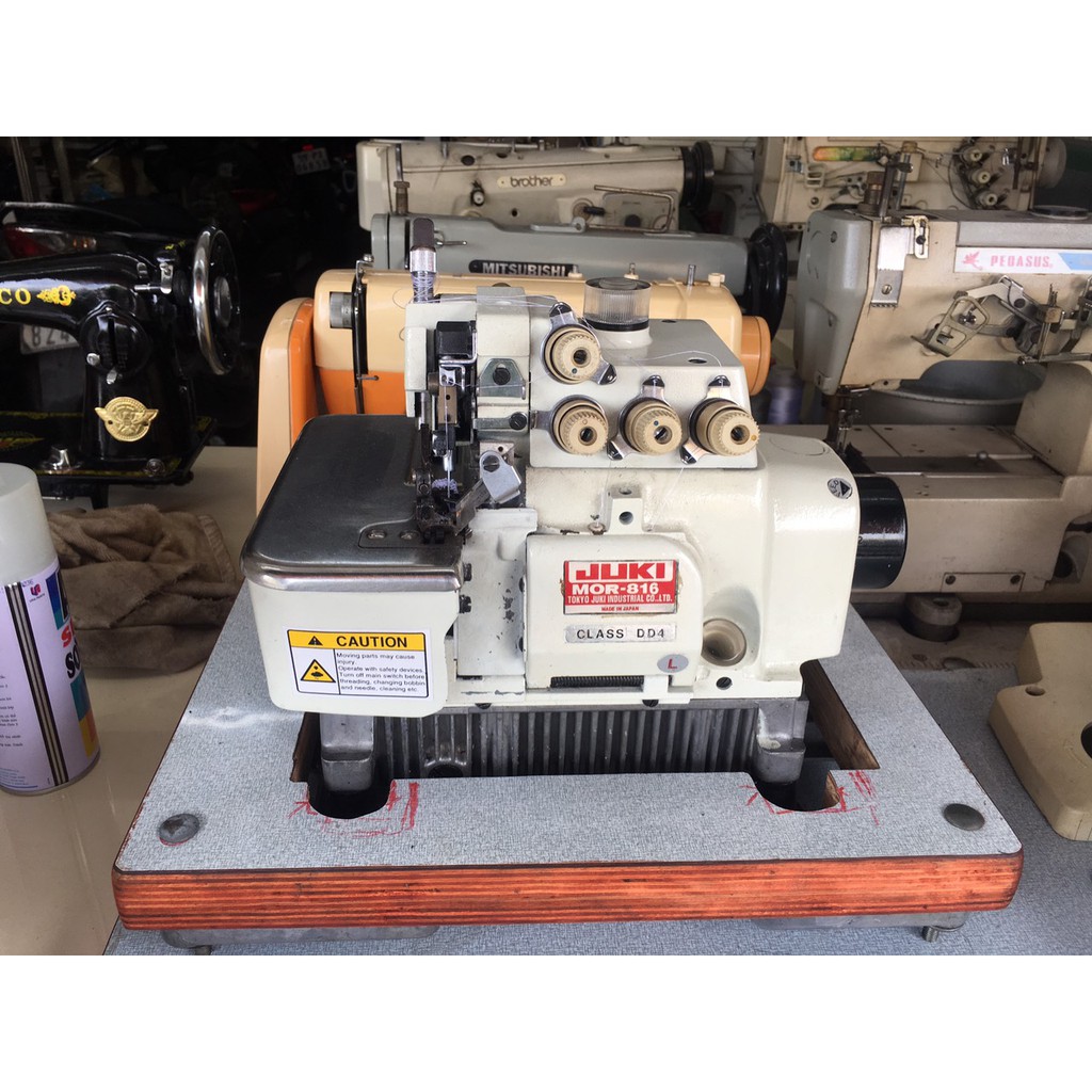 MÁY VẮT SỔ JUKI NHẬT 3,4,5 ỐNG CHỈ NHỎ GỌN TIỆN LỢI