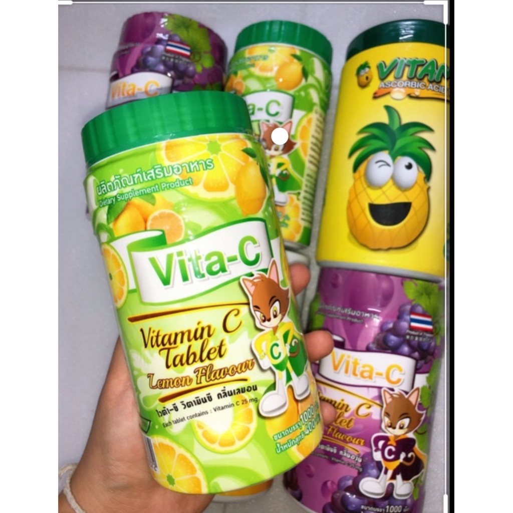 Hủ kẹo ViTa C Thái Lan (1000 viên )