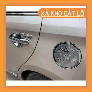 Bộ ốp tay nắm cửa, hõm xe Toyota Vios 2014-2017 mạ crom ( 8 chi tiết )