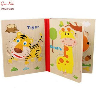 Sách gỗ ghép hình