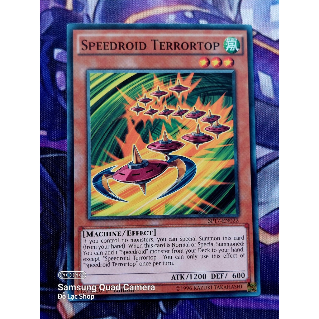 Thẻ Bài Yugioh Monster Speedroid Terrortop - Common
