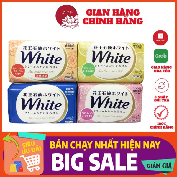 Xà phòng tắm Kao white 130g Nhật Bản