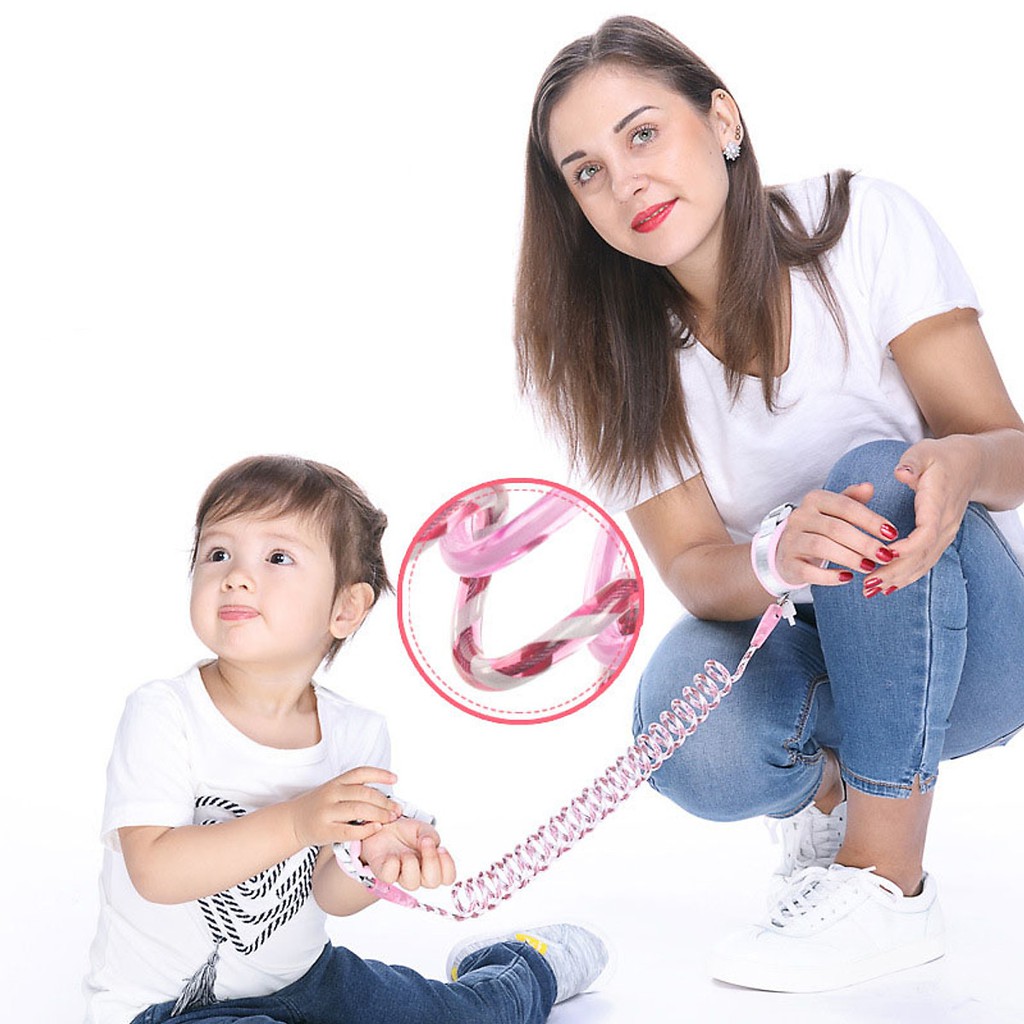 Dây Dây Dắt Trẻ Em Đi Dạo Với Lõi Thép Phản Quang Có Khóa BabyPlay