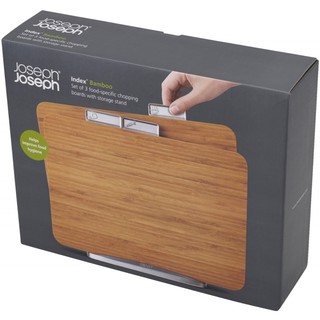 Bộ thớt tre JOSEPH BAMBOO kháng khuẩn [NHẬP ĐỨC]
