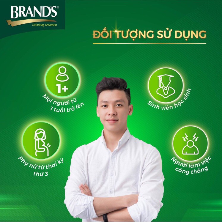 Combo 2 hộp Nước cốt gà Brand’s vị dịu nhẹ nhập khẩu từ Thái Lan 6 hũ x 42ml-Sản phẩm mới.