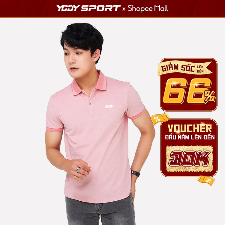 Áo phông nam mắt chim YODY cotton cao cấp ngắn tay có cổ APM3299