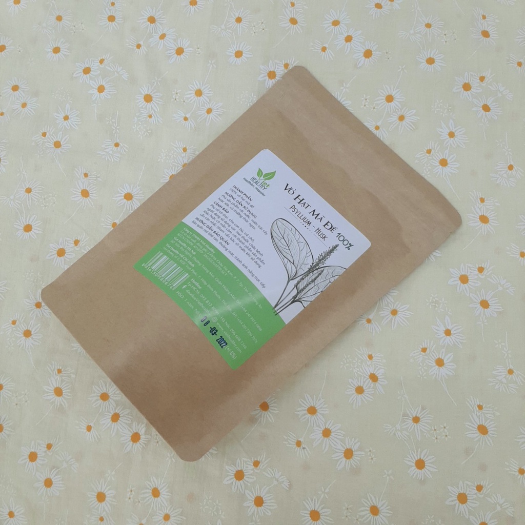 Vỏ hạt mã đề Viet Healthy 150g - Vỏ hạt mã đề Viethealthy giàu chất xơ, hỗ trợ thải độc, làm sạch đường tiêu hóa