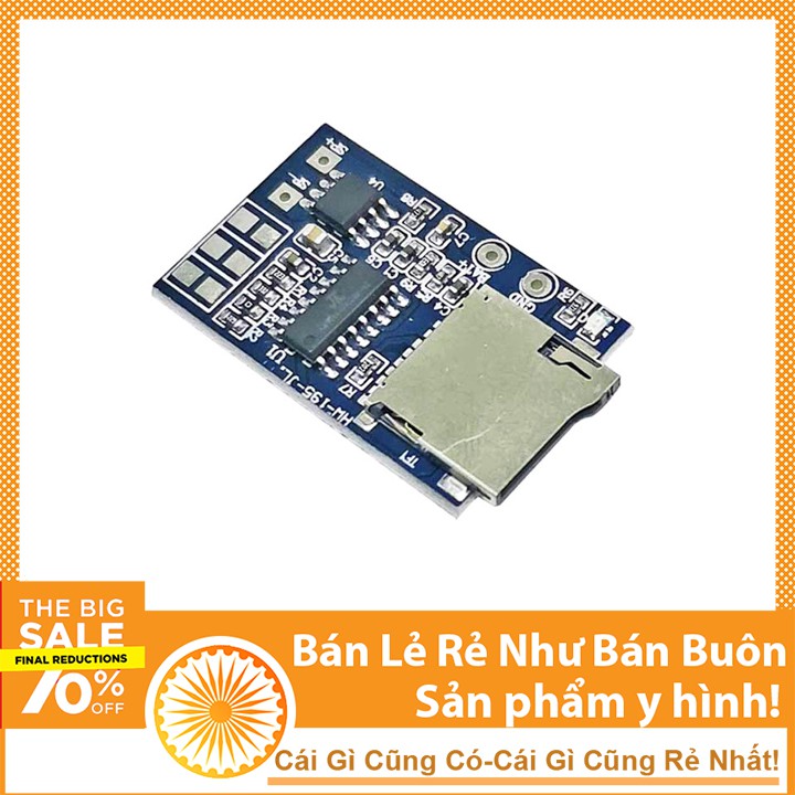 Module Giải Mã MP3 Mini 3.7-5.5VDC 3W