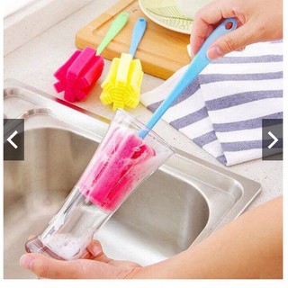 Que rửa cốc bọt biển siêu tiện dụng