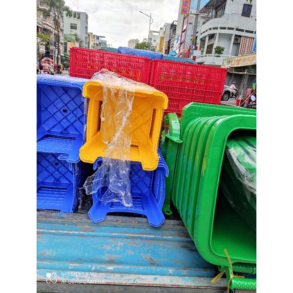 combo 35 ghế lùn màu vàng