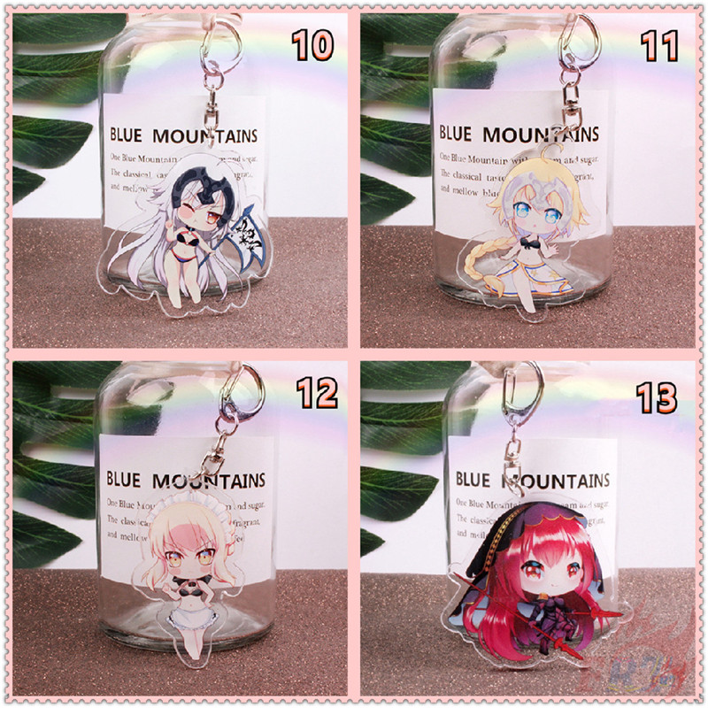 1 Móc Khóa Hình Nhân Vật Phim Hoạt Hình Fate Stay Night Bằng Nhựa Acrylic