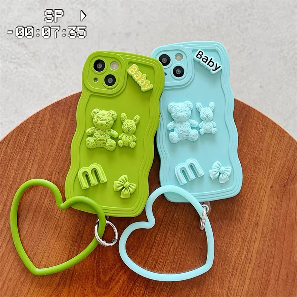 Ốp Điện Thoại Silicon Dẻo Hình Gấu 3D iPhone 14 13 11 12 Pro MAX Mini 6 6s 7 8 Plus 7plus 8plus 6plus 7 + 8 + X XR XS MAX 11Pro