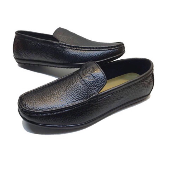 ⚡️Siêu Phẩm- Free Ship⚡️ Giày Nam Lười Da Bò Thật- Tặng Lót Giày Da⚡️ | BigBuy360 - bigbuy360.vn