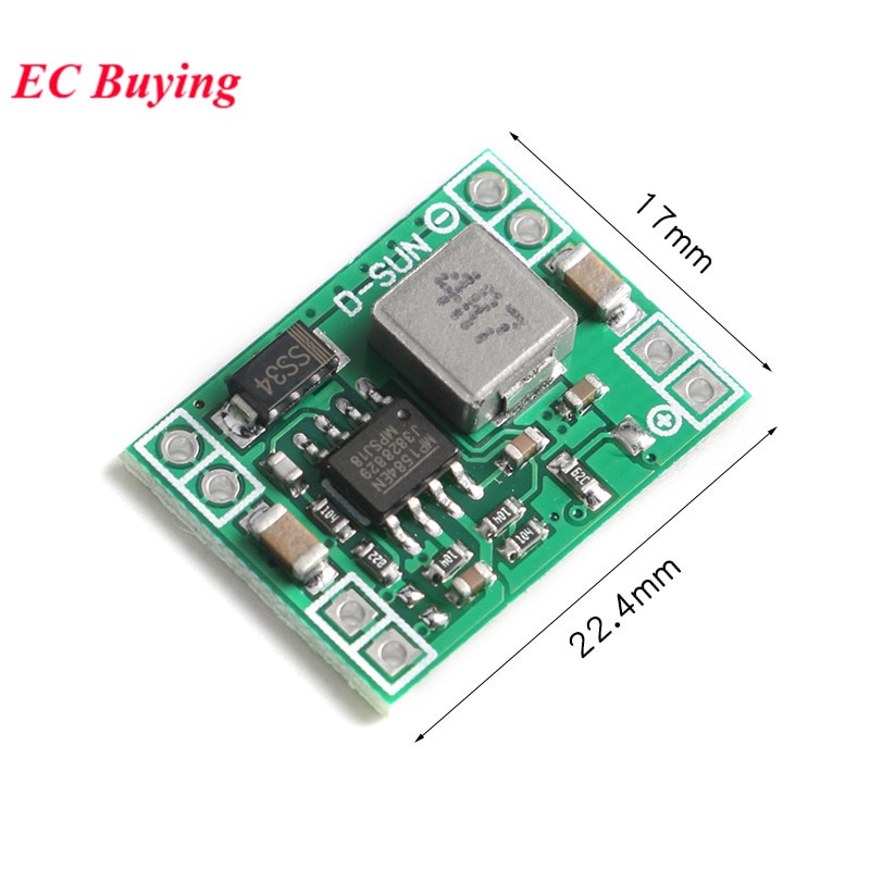 Mô-đun hạ áp mini MP1584 LM2596 DC-DC 3A 3.3v 5v 9v 12v cho Arduino