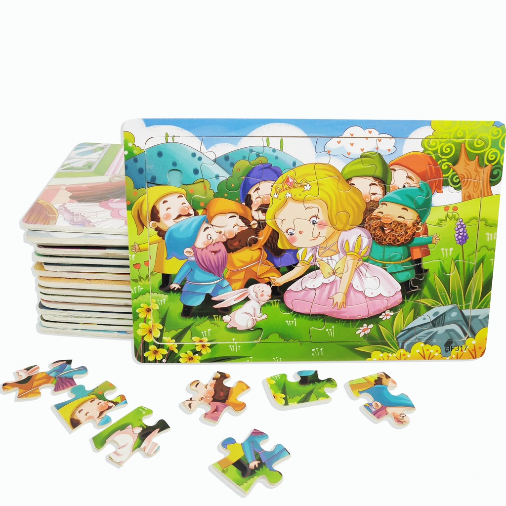 Tranh xếp hình 30 mảnh cho bé