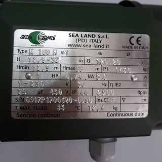 Máy bơm nước ly tâm Sealand KM 100