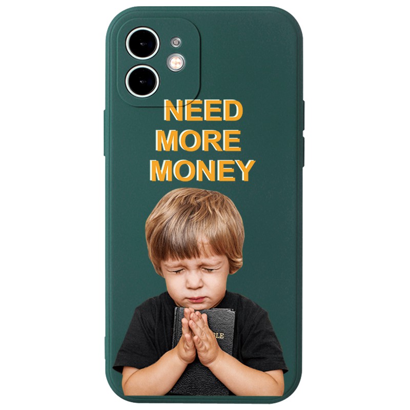 Ốp lưng JURSUE mềm chống bẩn hình dễ thương đẹp cho iPhone 13 12 11 Pro Max SE 2020 X XR XS ip 8 7 6 6S Plus kute Y246