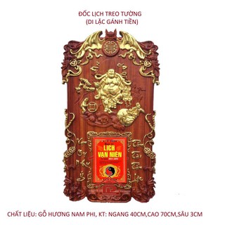 Đốc lịch treo tường “di lặc song phúc”