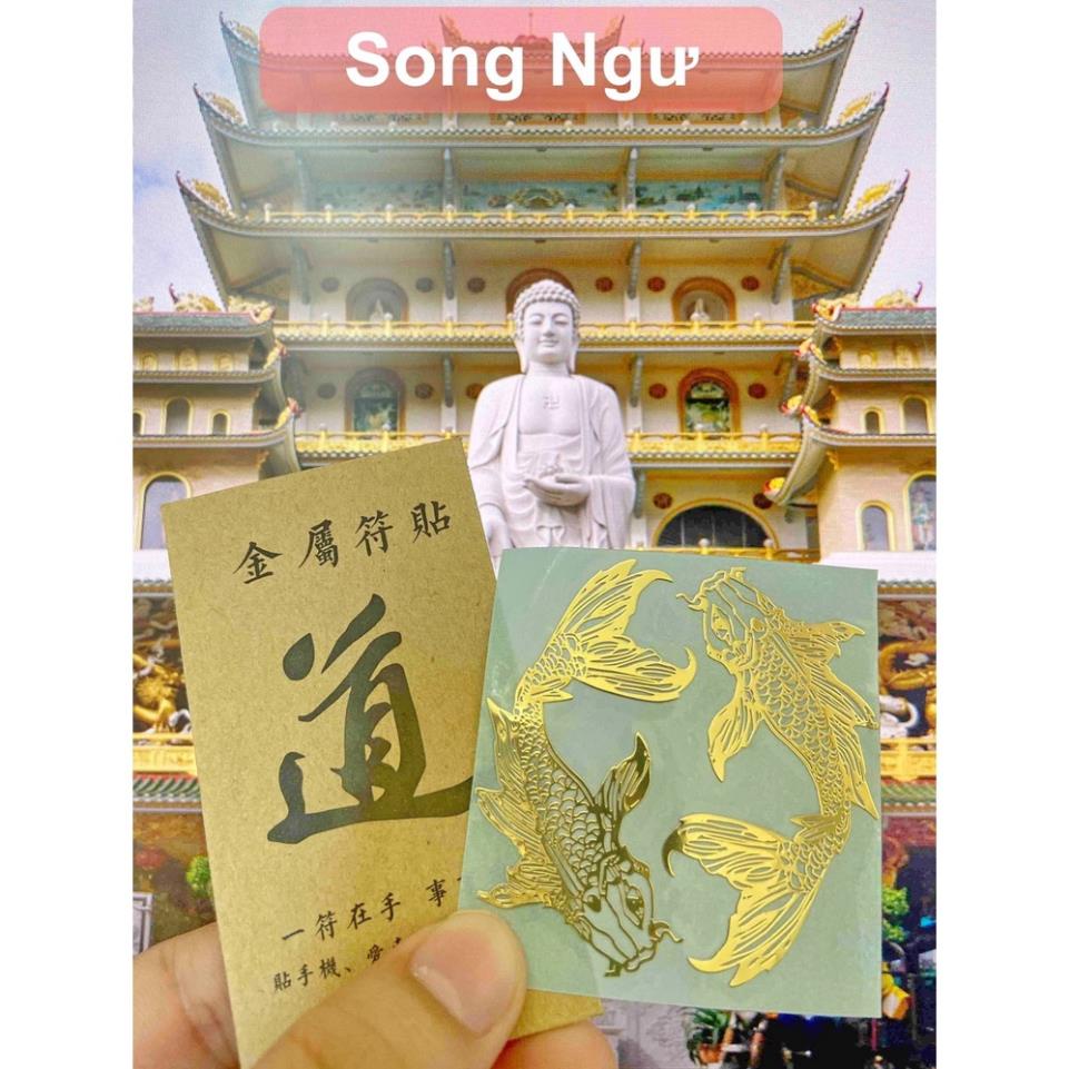 Miếng dán điện thoại HÌNH QUAN THẾ ÂM-  SONG NGƯ - RỒNG - HỔ- PHƯỢNG, LINH PHÙ , nhiều hình khác
