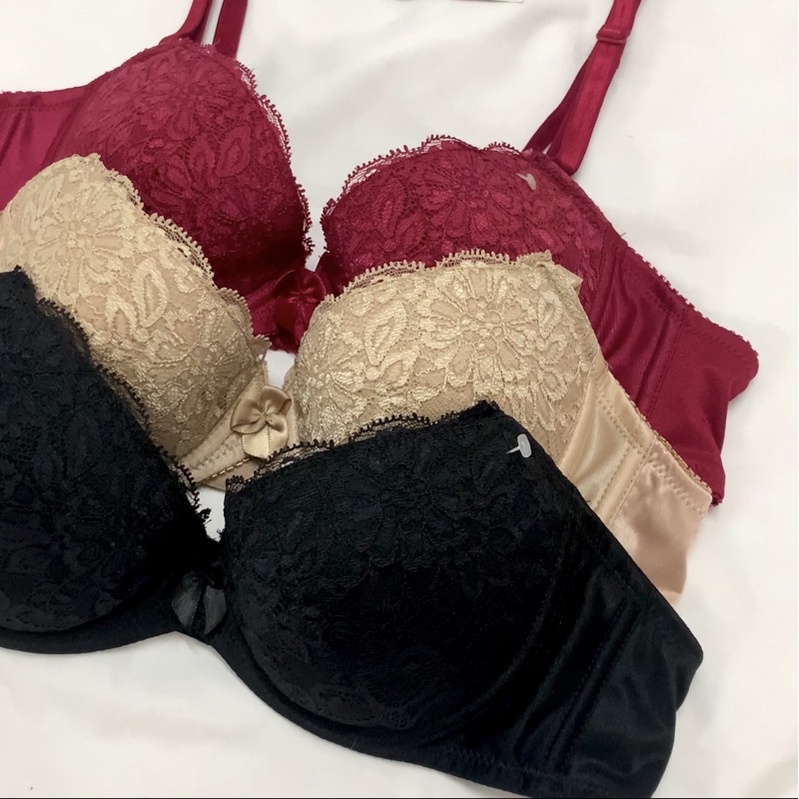 Áo Lót Nhật Ren Mút Mỏng, Áo Bra Nâng Ngực Có Gọng Cài Trước & Cài Sau Hàng Cao Cấp