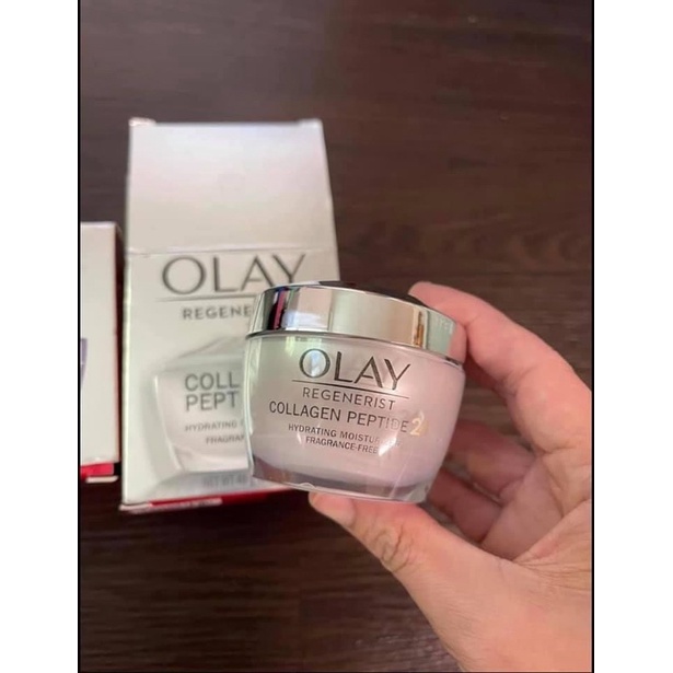Kem Olay Olay Regenerist Collagen Peptide 24 Mỹ dưỡng da chống lão hóa, tái tạo da 48g