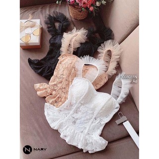 Áo ren cúp ngực 2 dây phối lưới!