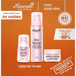 Combo minisize  xóa mụn ngừa thâm Hanayuki - HanayukiAsia