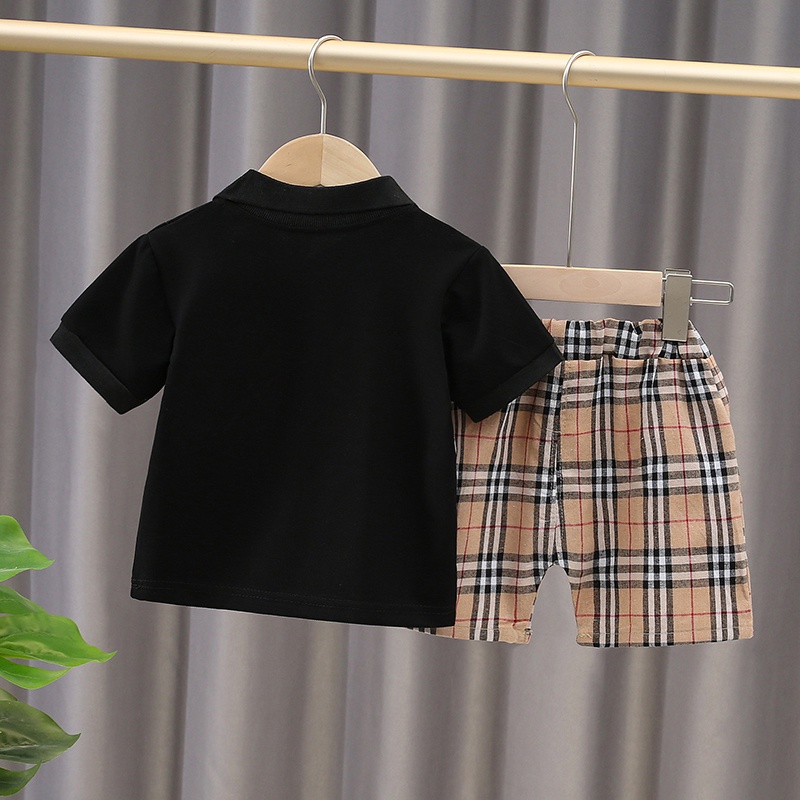 Set Đồ Thể Thao 2 Món Họa Tiết Caro Thời Trang Mùa Hè Mới Cho Bé Trai Và Gái