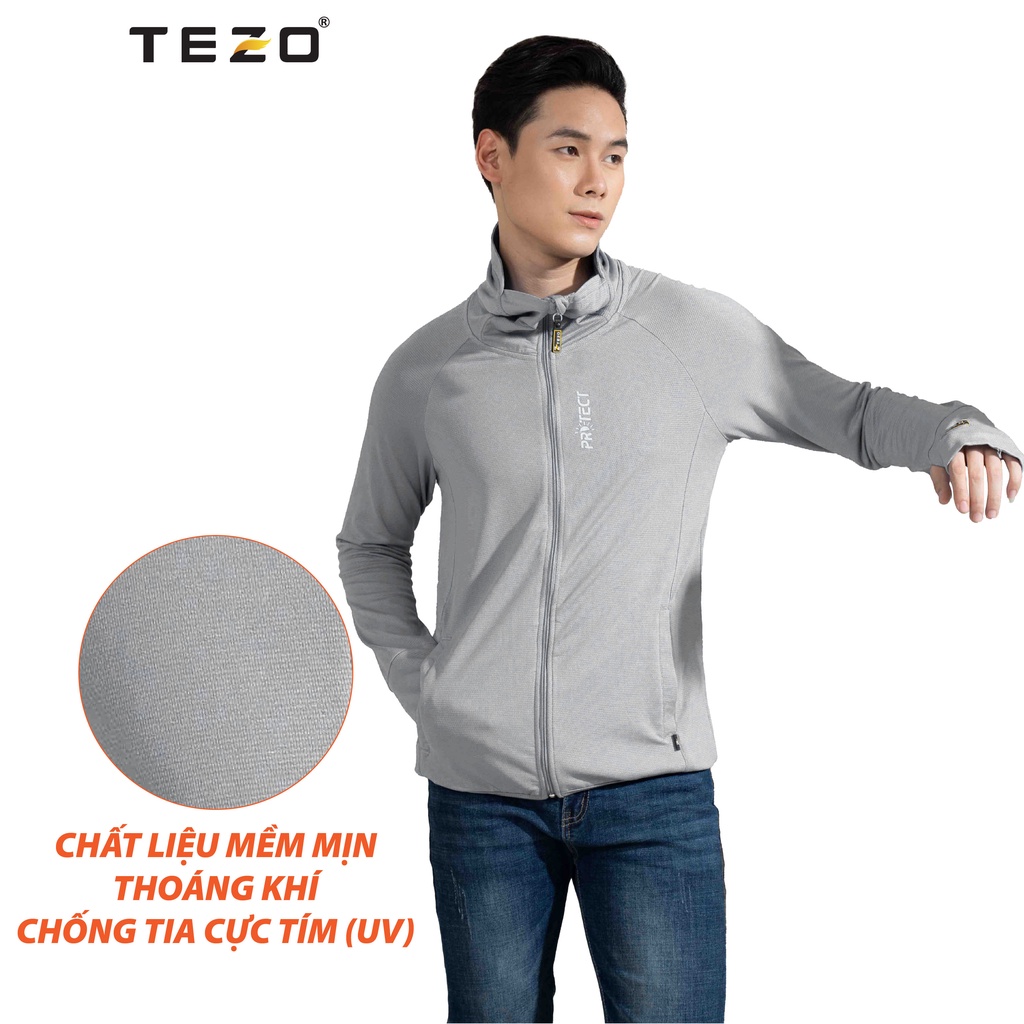 Áo chống nắng 1 lớp nam Tezo thoáng khi thấm hút mồ hôi chống tia cực tím vượt trội 2201ACNB01